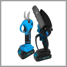 THO Lux 36V akkumulátoros szett, láncfűrész és metszőolló M-9094