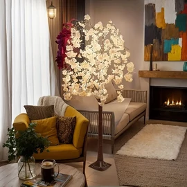 LED-es cseresznyefa világítás – 180 cm, meleg fehér DY1826989