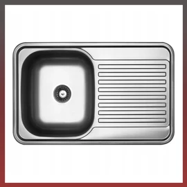 Faro egymedencés mosogató 48x78cm szifonnal SKH-311T