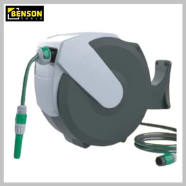 BENSON visszatekeredő locsoló tömlő-dob 25 m 015101