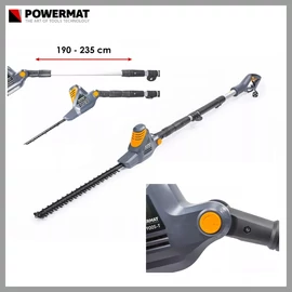 POWERMAT Elektromos teleszkópos sövénynyíró 45cm PM-NEW-900S-T 