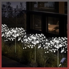 4db 240 LED-es napelemes tündérfény hidegfehér VT308738-240H