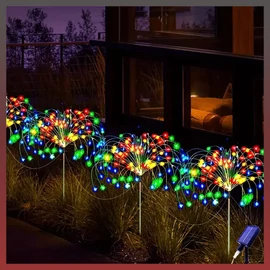 4db 320 LED-es napelemes tündérfény színes VT308738-320SZ