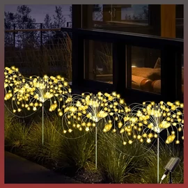 4db 240 LED-es napelemes tündérfény melegfehér VT308738