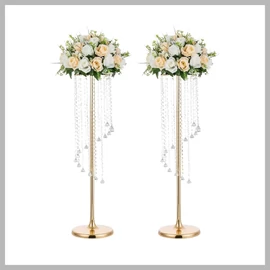 "Esküvői központi dísz – 2 darab, aranyszínű – QD89339