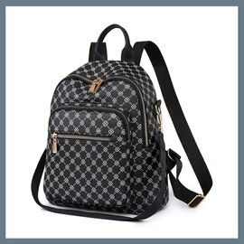 Divatos női hátizsák válltáskává alakítható pánttal – fekete EW39308