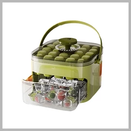 Hordozható jégkocka készítő-25 darabos-zöld TX2397291-3