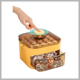 Hordozható jégkocka készítő – 50 jégkockás - narancssárga TX2397291-5