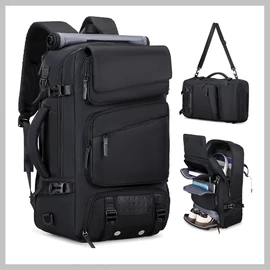 ENOSHI 3in1 multifunkciós táska cipő és laptop tartóval Fekete WA1802516-2