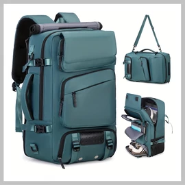 ENOSHI 3in1 multifunkciós táska cipő és laptop tartóval Kékeszöld WA1802516-3