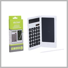 Számológép jegyzettömbbel és tollal 046926