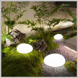 IP44 Napelemes Kerti Lámpa – Kőhatású Kültéri Dekorációs Fényforrás XX1470364