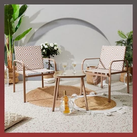 Bézs színű mexikói kerti bútor HDO0383