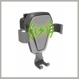 Autós telefontartó beépitett 10W töltővel 06295