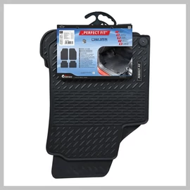 Tökéletesen illeszkedő autós  gumiszőnyegek P1 rögzítéssel, 4 db – 04237