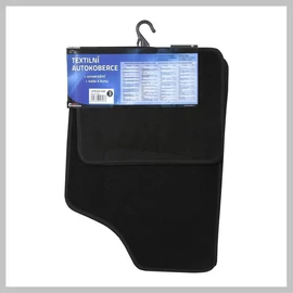 Univerzális autószőnyeg szett UNI 3, fekete, 4 db – 04303