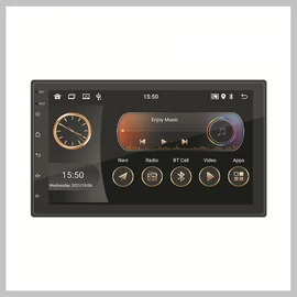 7" univerzális Android autós multimédia – GPS, Bluetooth, CarPlay holm0716