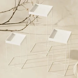 3 darabos európai stílusú desszertállvány készlet – fehér VP2888963-3