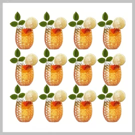 Törhetetlen műanyag pohár szett – 12 darabos CN2737632-12