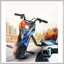 Háromkerekű elektromos driftelő  gokart 15km/h G810