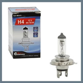 Halogén autóizzó H4 12V 60/55W P43t 08412