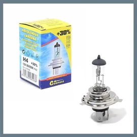 Halogén autóizzó +30% - 12V H4 60/55W P43t 08423