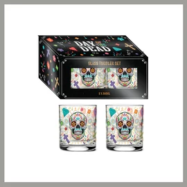 Day of the Dead Üvegpohár Szett – 2 x 350 ml, díszdobozban TUMB15
