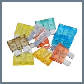 Autós biztosíték készlet – 10 darabos, max. 24V 07522