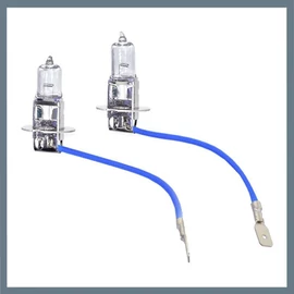 Halogén autóizzó szett – H3, 12V, 55W, Pk22s, UV-szűrős, 2 db 08425