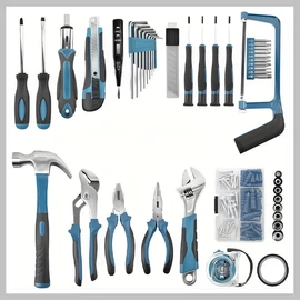 148 darabos Kézi Szerszámkészlet
hordozható tokban TP174139