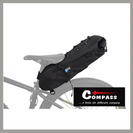 Compass nyeregtáska – nagy méretű, vízlepergető kerékpáros táska túrázáshoz 12040