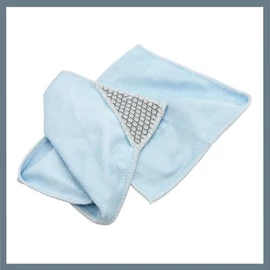 Mikroszálas üvegtisztító kendő – 40 x 40 cm, kék 10357