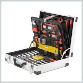 ALU PROFI 139 részes szerszámkészlet alumínium kofferben 09458