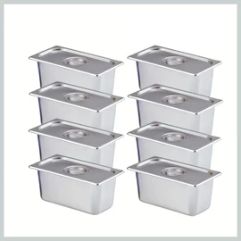 Rozsdamentes acél  edény szett – 8 darabos JR1717259-8