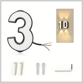 Vízálló világító házszám "3" QE2814065-3