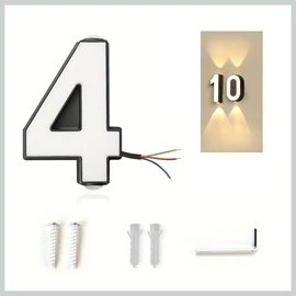 Vízálló világító házszám "4" QE2814065-4