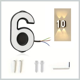 Vízálló világító házszám "6" QE2814065-6