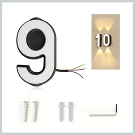 Vízálló világító házszám "9" QE2814065-9