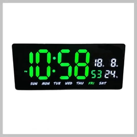 JH 3604 LED Digitális Óra – 36 × 16 cm  6386268