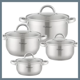 Bachmayer 8 részes rozsdamentes acél edénykészlet BM-15760