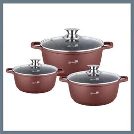 Bachmayer 6 részes gránit bevonatos lábas szett BM-7869