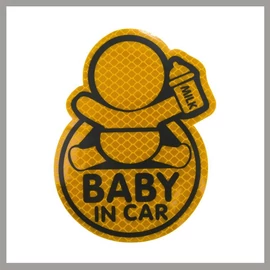 "Baby in Car" Fényvisszaverő Matrica 34321