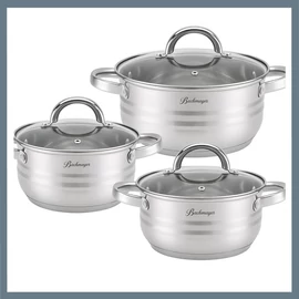 Bachmayer 6 részes Edénykészlet Rozsdamentes Acél BM-15758