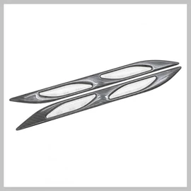 Öntapadós ajtóvédő DAGGER – ezüst, 2 darabos szett 34300