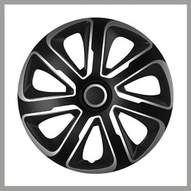 LIVORNO 15 colos Dísztárcsa Szett – Ezüst/Fekete  32528