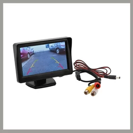 Tolatókamera monitor, 4.3 colos kijelzővel 33397