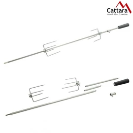CATTARA Grillező nyárs 84–94 cm, 8 mm / 6 mm – 1 db – 13055