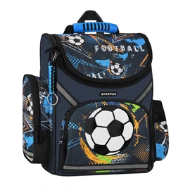 STARPAK Football iskolatáska – sötétkék 550846