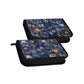 Focis tolltartó – dupla cipzáras, többszínű mintával 551894