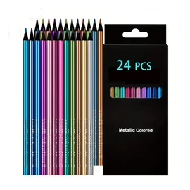 Fémes Színes Ceruzakészlet – 24 db XY3304298-2